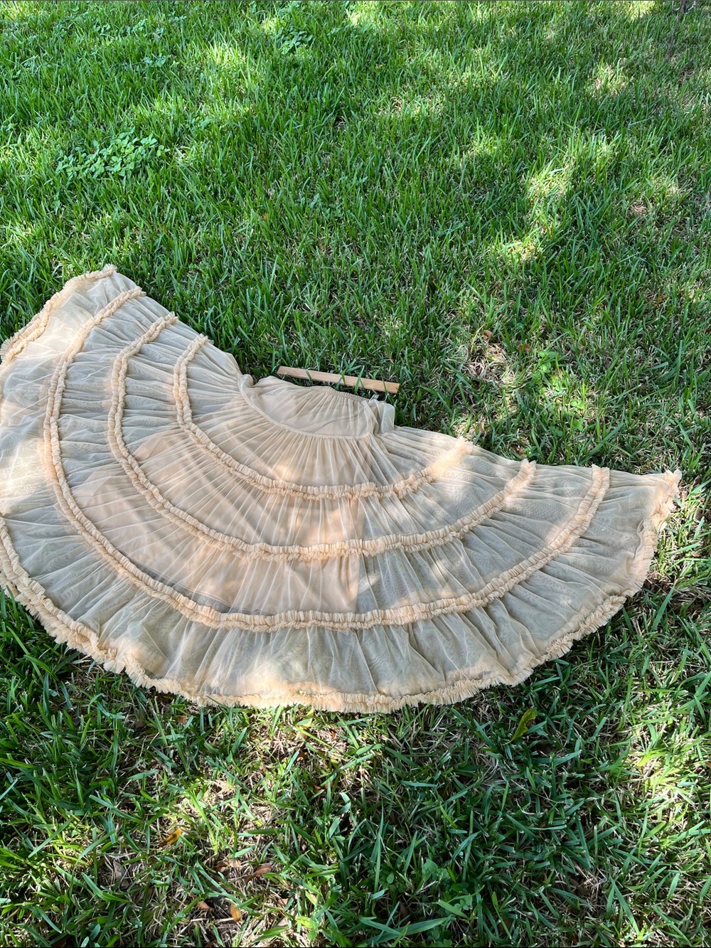 Vintage Sheer Tulle Skirt
